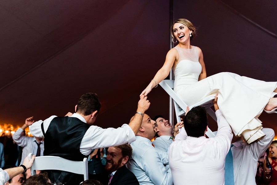 Hora chair lifting dance jewish wedding connors center.