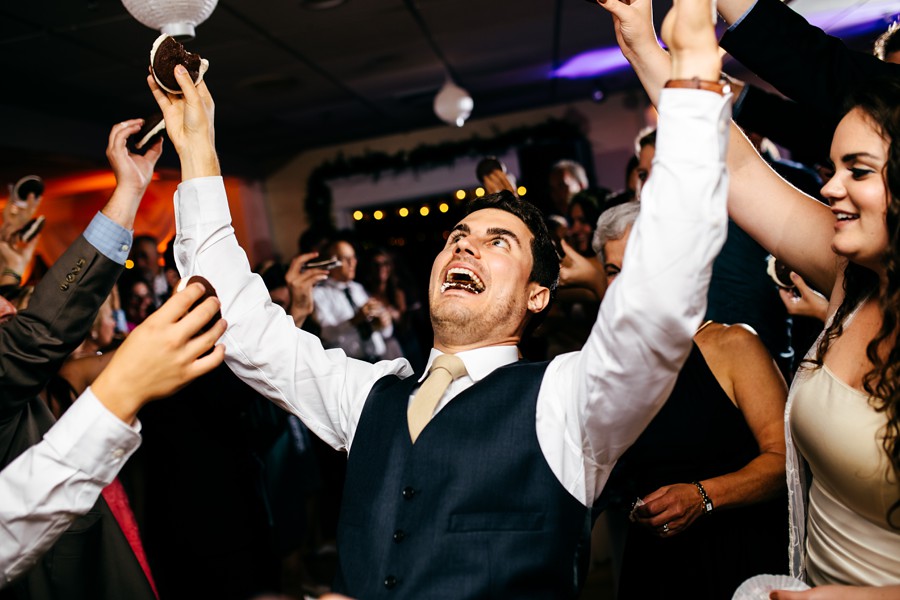Westerly yacht club wedding reception.